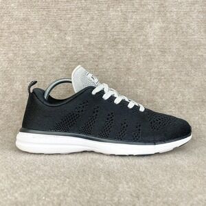APL Shoes Womens 9.5 Techloom Pro Metallic‎ Black White Knit Sneaker Running